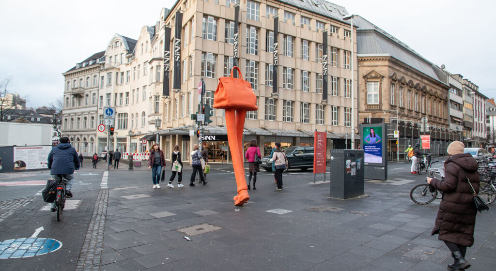 laufende Tasche Martinsplatz in Bonn