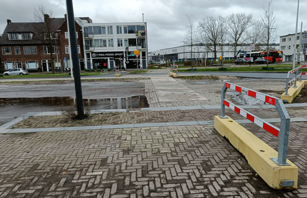 Baustelle Radweg Utrecht
