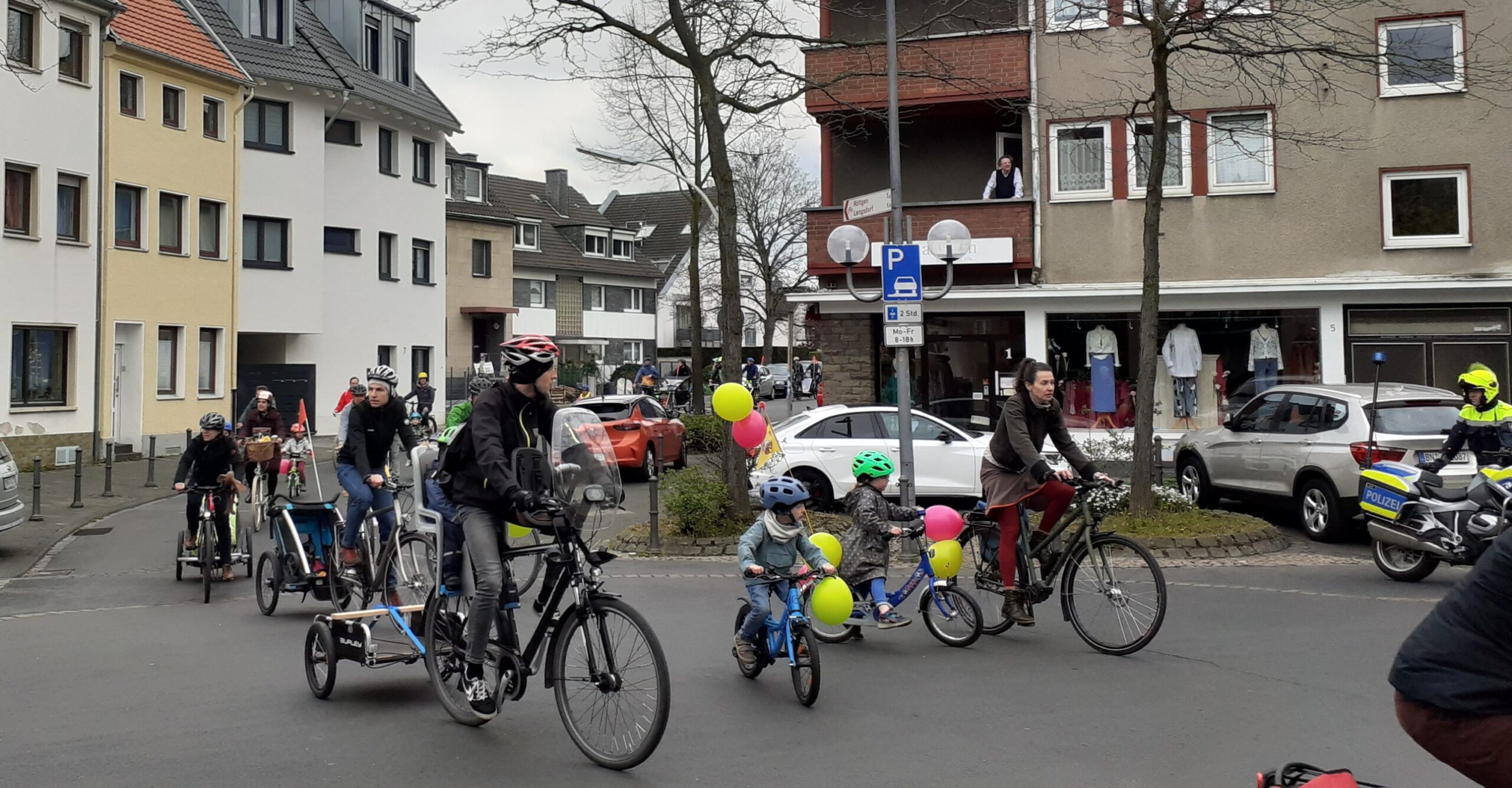 Kidical Mass fährt durch endenich