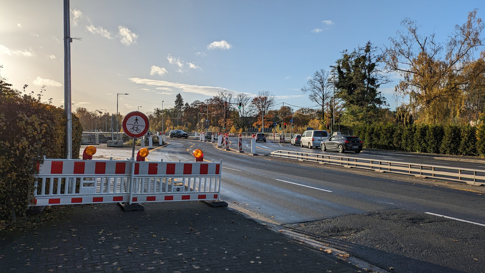 Behelfsbrücke am Endenicher Ei