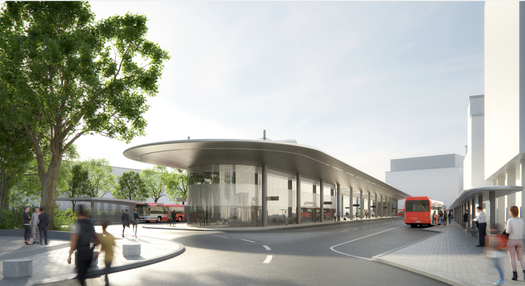 Visualisierung Busbahnhof Bonn 
