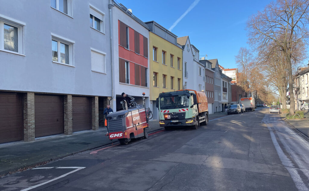 die rote Linien werden entfernt