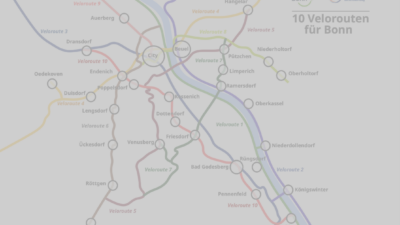 Die 10 Velorouten nehmen Fahrt auf velorouten_Bonn_plan_wenig_kontrast