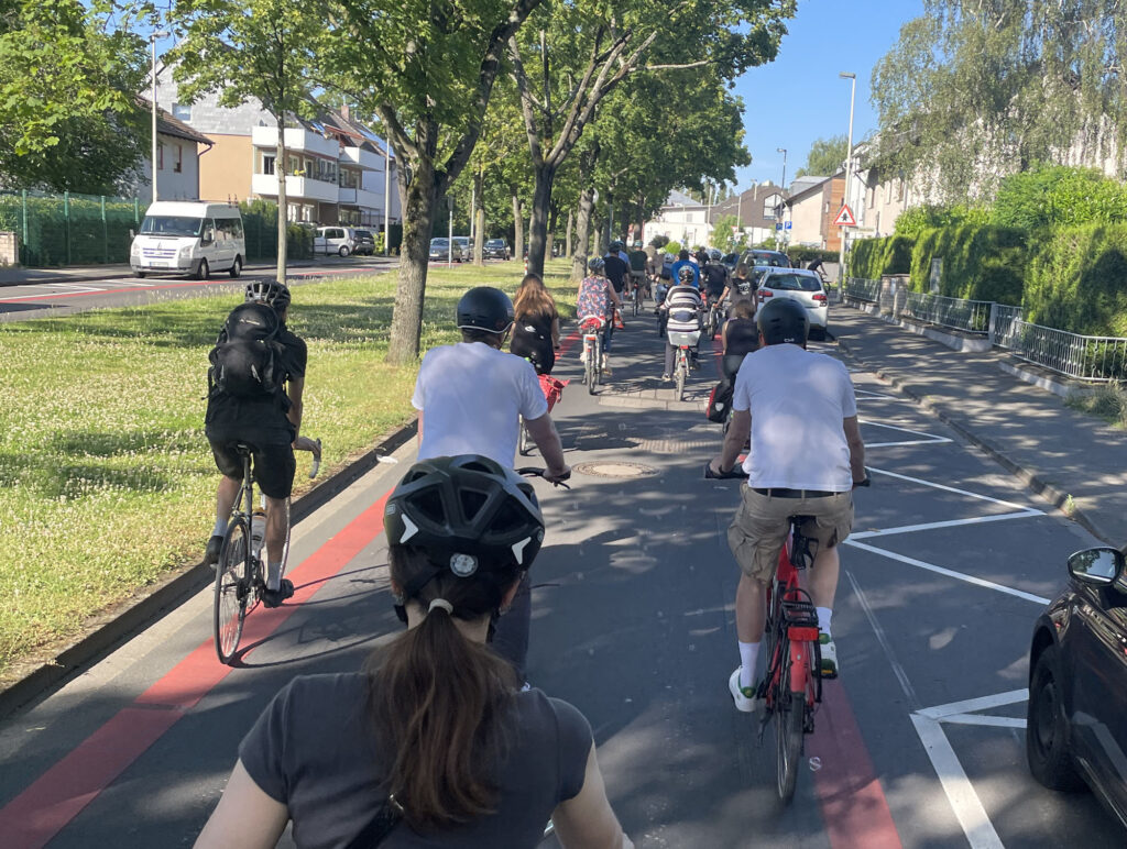 Critical Mass auf der Ringstrasse Bonn